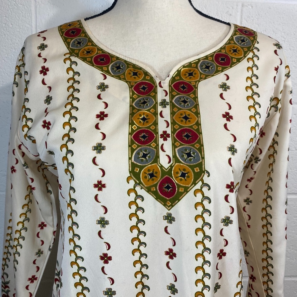 Maple Clothing Indian Kurti Top Tunic Printed Blouse